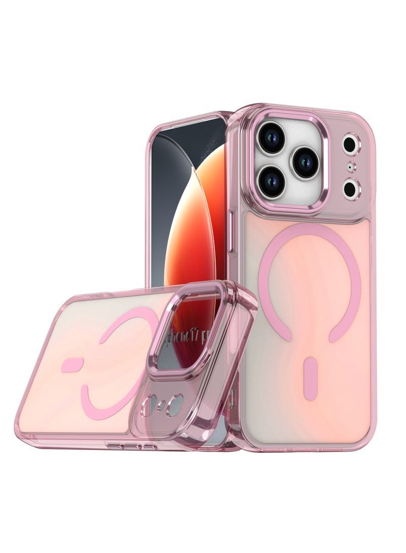 general Compatible with iPhone 17/17 Air/17 Pro/17 Pro Max phone case magnetic shockproof protective cover for all-round protection - Image 1