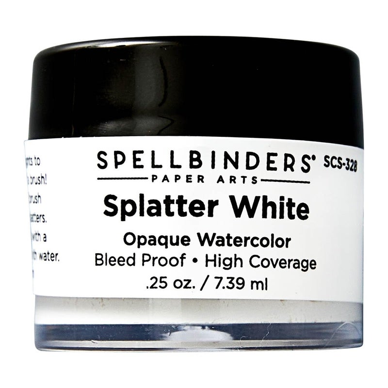 Spellbinders SCS-328 Splatter White Opaque Watercolor
