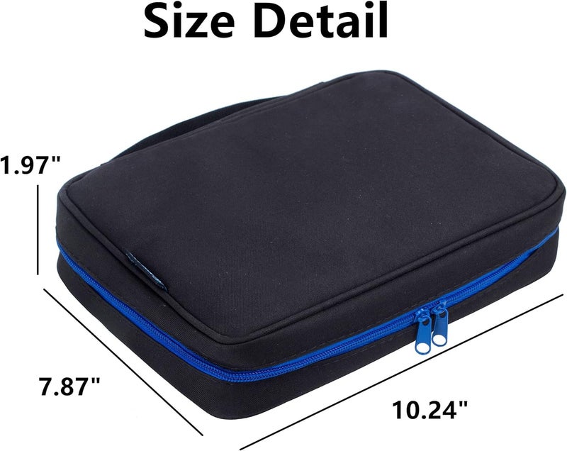 KISLANE 24 Toy Cars Storage Compatible with 24 Matchbox Cars, Mini Toys, Kids Bag (Black) - Image 3