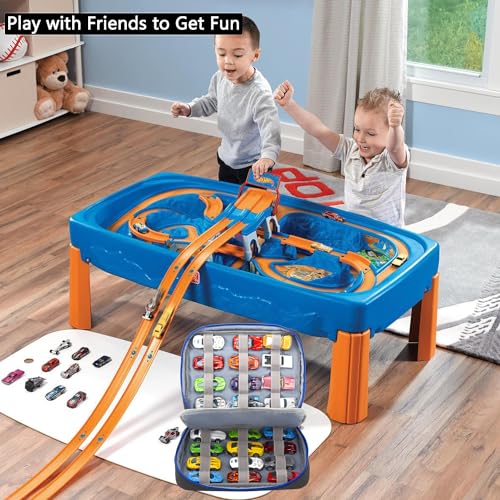 KISLANE 24 Toy Cars Storage Compatible with 24 Matchbox Cars, Mini Toys, Kids Bag (Black) - Image 4