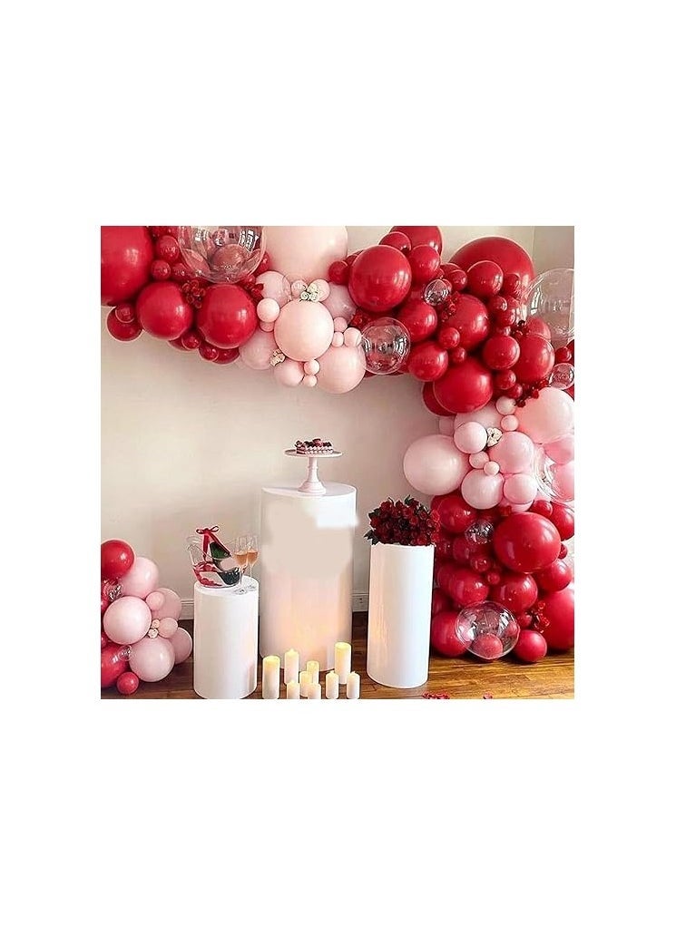 سيمبرتكس بالونات حمراء إمبراطورية 50 قطعة / حقيبة بريميوم لاتكس لون أحمر غامق مثالي لأعياد الميلاد وحفلات الزفاف وحفلات استقبال المولود الجديد والاحتفالات سهلة التضخيم طويلة الأمد صديقة للبيئة حفلة DÃ©cor - Image 3