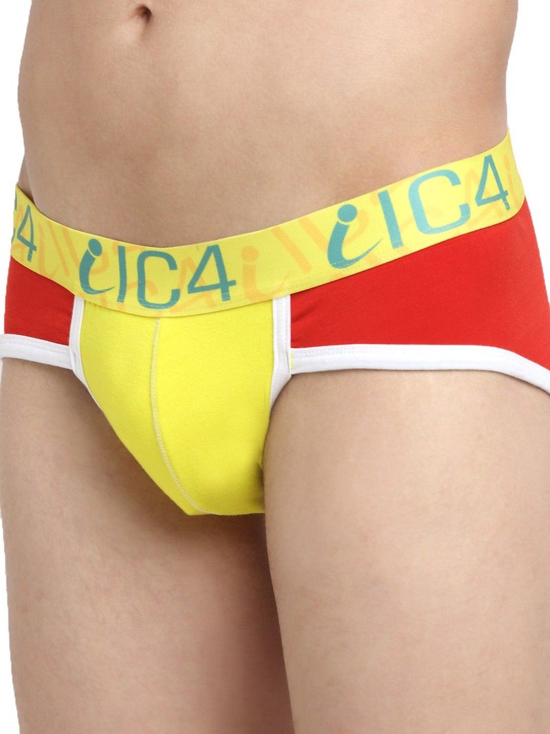 IC4 Store Men's Fashion Briefs Combo Pack of 3 - Red and Yellow - Image 4