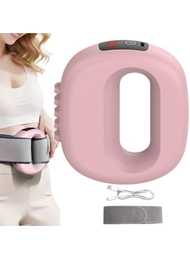 أداة تدليك الفاسيا - جهاز تدليك كهربائي بخمس سرعات مع حزام - معدات لياقة بدنية للتعافي لصحة البطن والظهر والرقبة والساقين والاسترخاء والجمال - Image 1