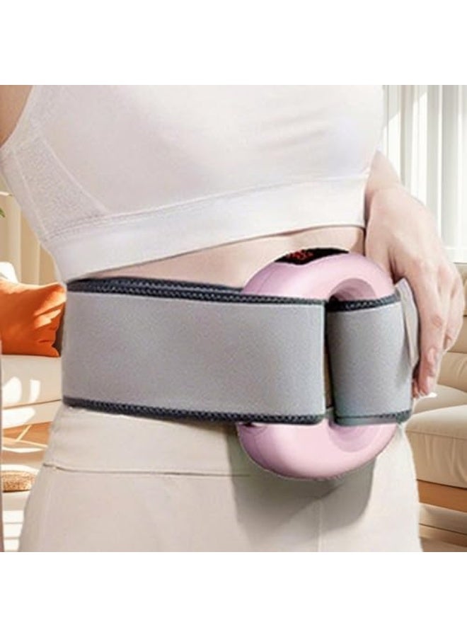 أداة تدليك الفاسيا - جهاز تدليك كهربائي بخمس سرعات مع حزام - معدات لياقة بدنية للتعافي لصحة البطن والظهر والرقبة والساقين والاسترخاء والجمال - Image 2