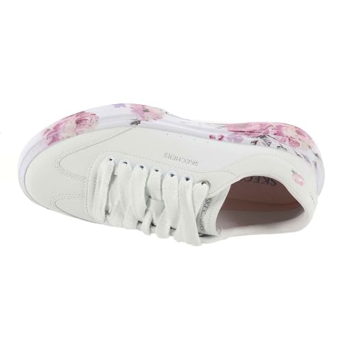 Skechers Court Classics Women's,Cordova Classic-Painted Flora,WHT,5.5 M US - Image 2