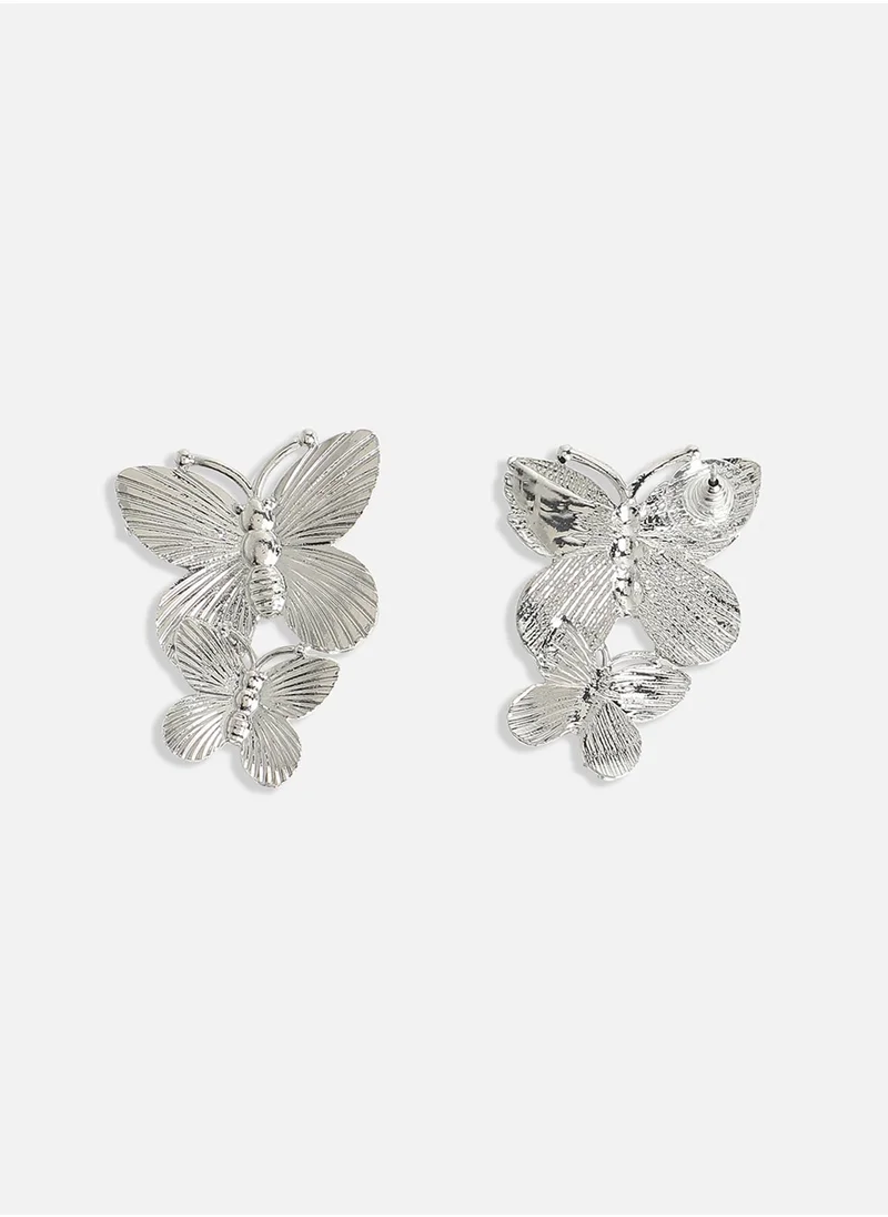 SOHI Butterfly Drop Earrings