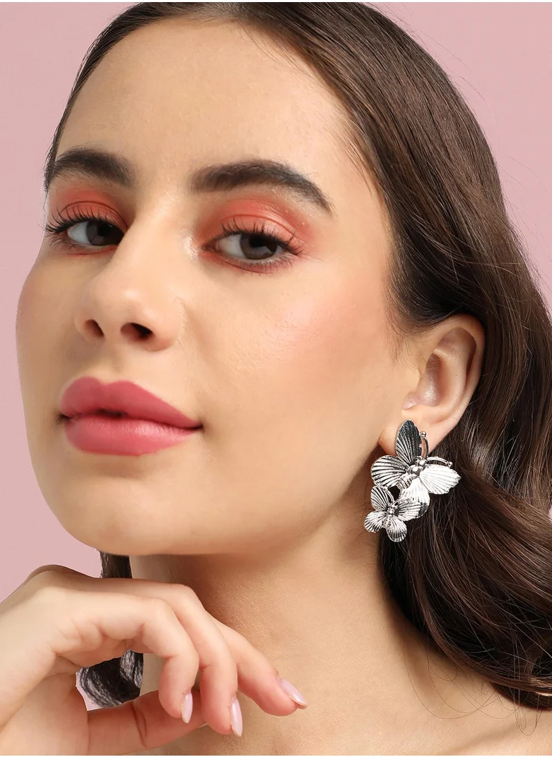 SOHI Butterfly Drop Earrings