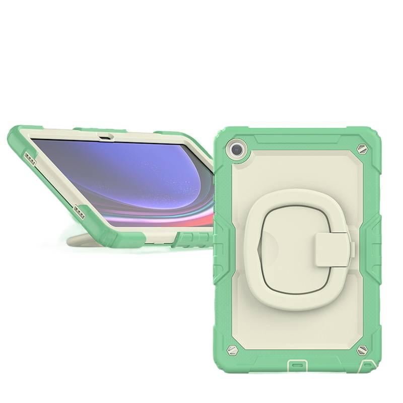 Folio Stand Samsung S10 FE Case Samsung Tab Compatible with Multiple Tab Models with Daily Tablet Carry in Green - Image 1