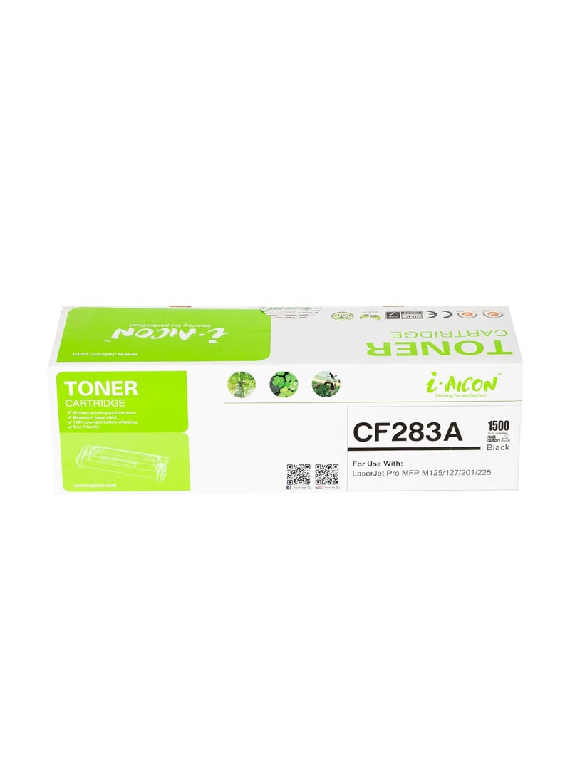 i-Aicon Compatible Laser Toner Black (HP CF283A | 83A / Canon 137/337/537/737) - Image 2