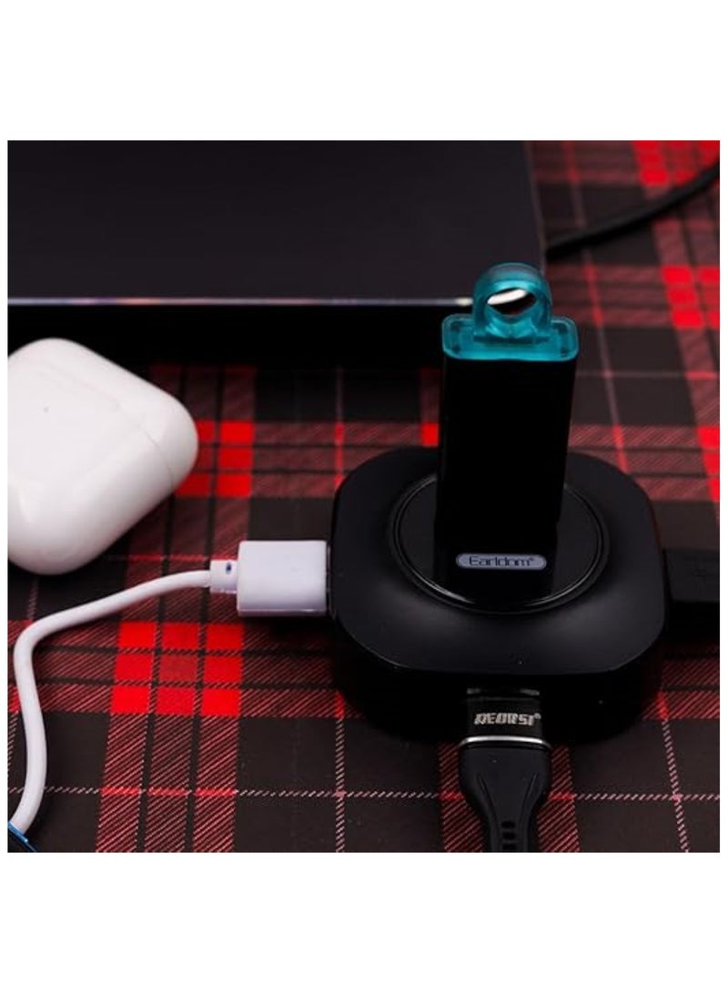 Earldom USB Hub For Data Transfer with 4 USB-A Ports And 1 Micro Port / Plug and play / Easy to use - Black  - Image 3