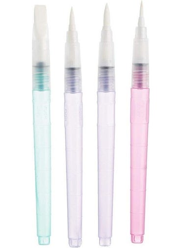 Pebeo Waterbrush Water Chamber Brush Set 4 Sizes  - Image 2