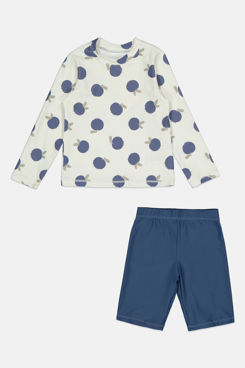 Tchibo Kids Girl 2 Pieces Top And Bottoms Swimwear, Green - Image 1