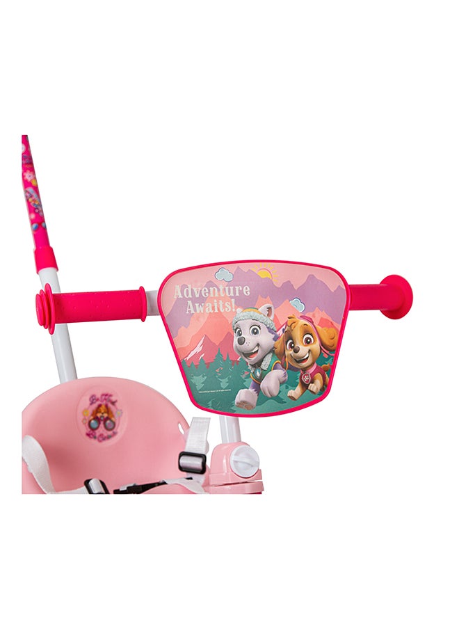 Spartan Paw Patrol Girls Tricycle with Pushbar  - Image 3