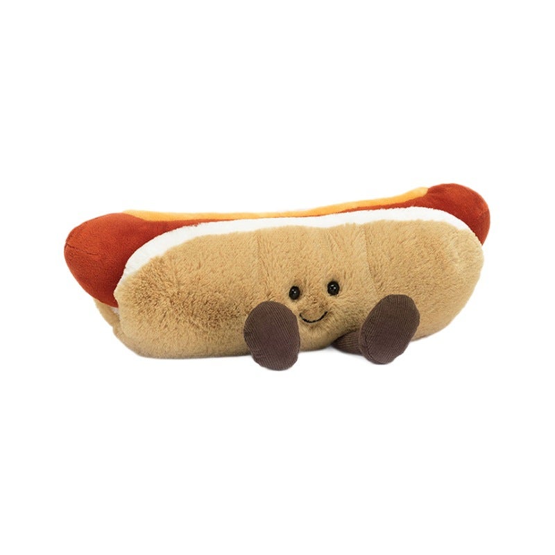 Fun Food Series Plush Toys - Hot Dog, Burger, Milk Tea, etc. - Image 5