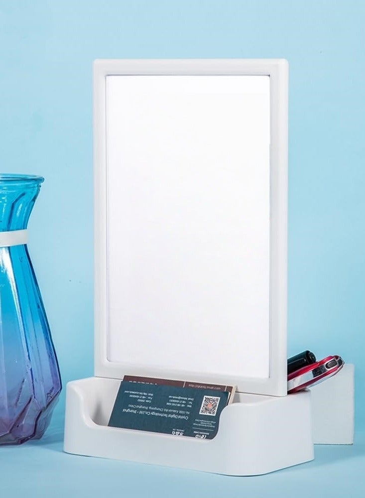 Eckek حامل لافتات من بلاستيك ABS من إيكك، حامل لافتات على شكل حرف T مع حامل بطاقة عمل، حامل عرض بلاستيكي للإعلانات، القوائم، الصور، الأعمال - Image 4