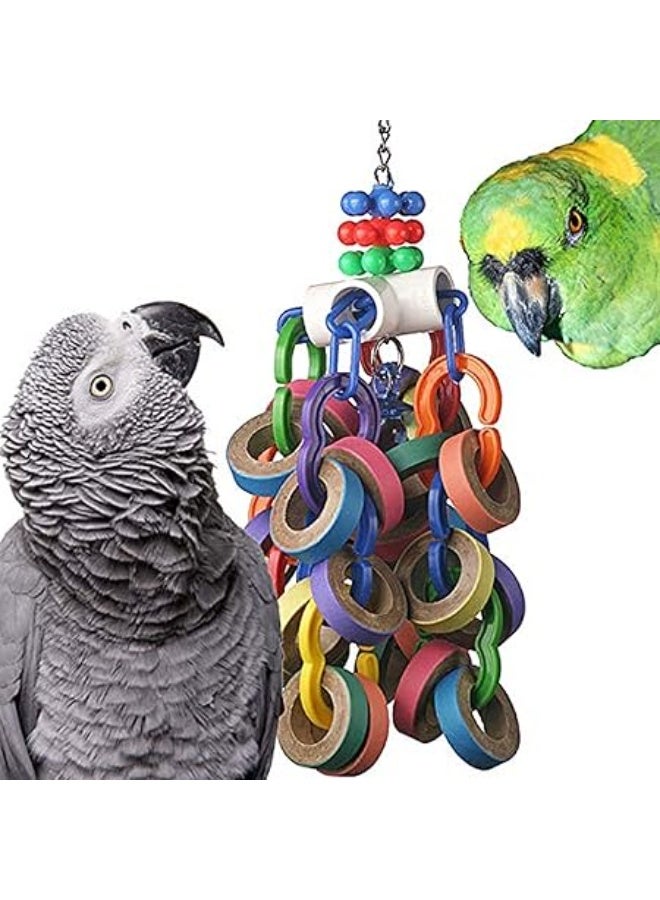 Interactive Paper Shredding Toy for Pet Birds – Suitable for African Grey, Amazon, Alexandrine, Eclectus, Small Cockatoos and Small Parrots – Safe Materials Bird Toy for Mental Stimulation and Stress Relief - Image 1