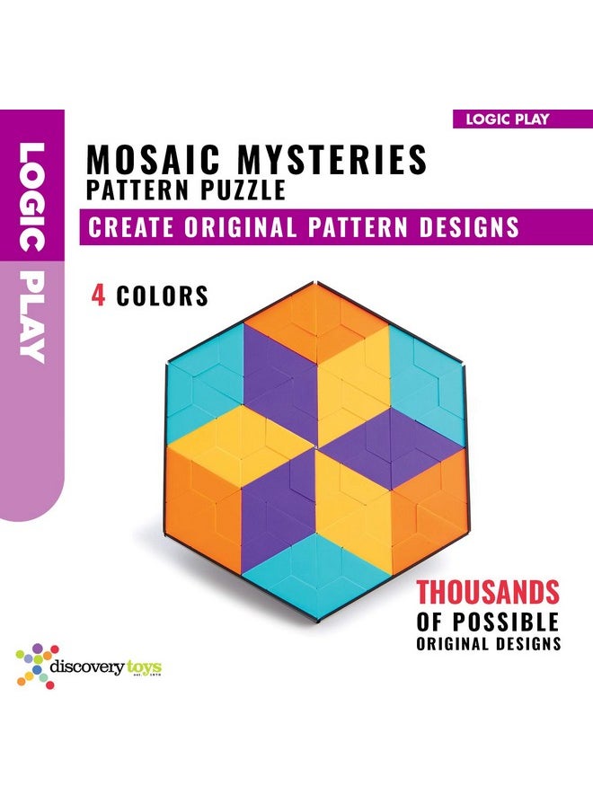 Discovery Toys - Mosaic Mysteries Pattern Puzzle ; Kidpowered Learning ; Stem Educational Toy Learning & Childhood Development 8 Years And Up - Image 1