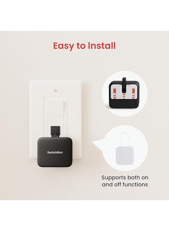 SwitchBot Smart Button S1 for Switch On / Off (black) | Voice and App Control Smart Switch - Image 4