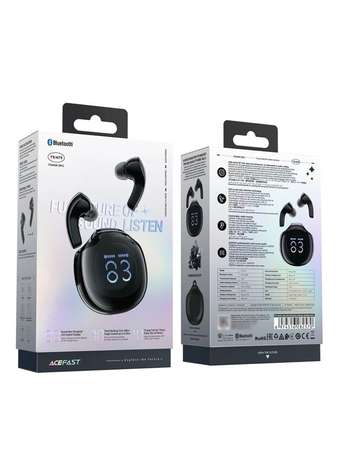 AceFast TWS Headset T9 Obsidian Black - Image 3