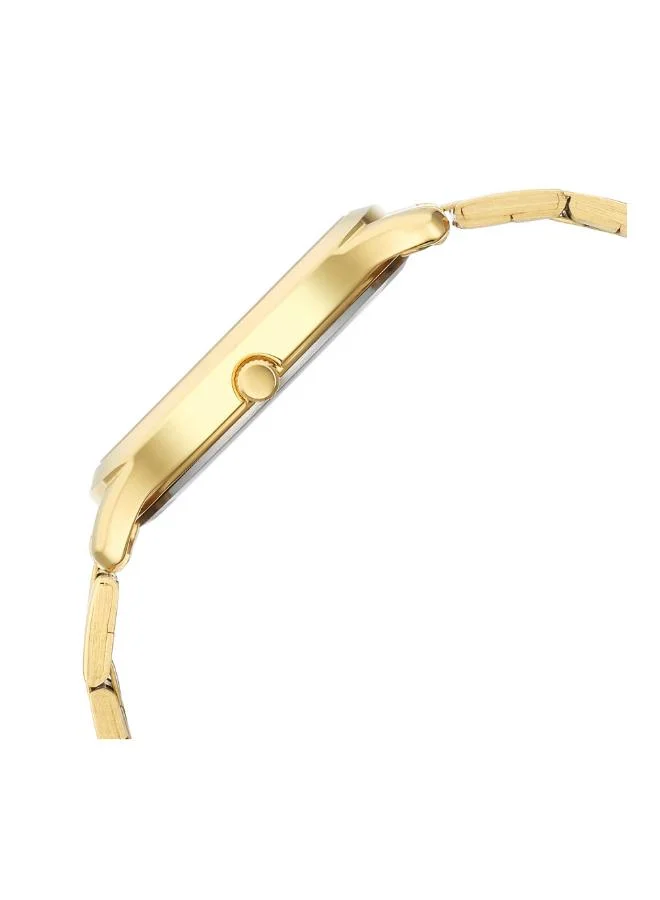 تيتان Men Analog Display Watch With Gold Stainless Steel Strap - 1825YM14