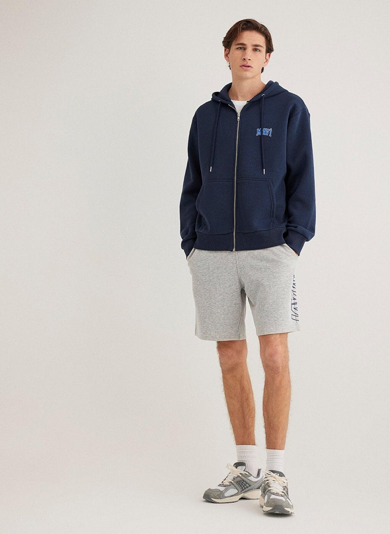 Mavi Printed Grey Shorts - Image 2