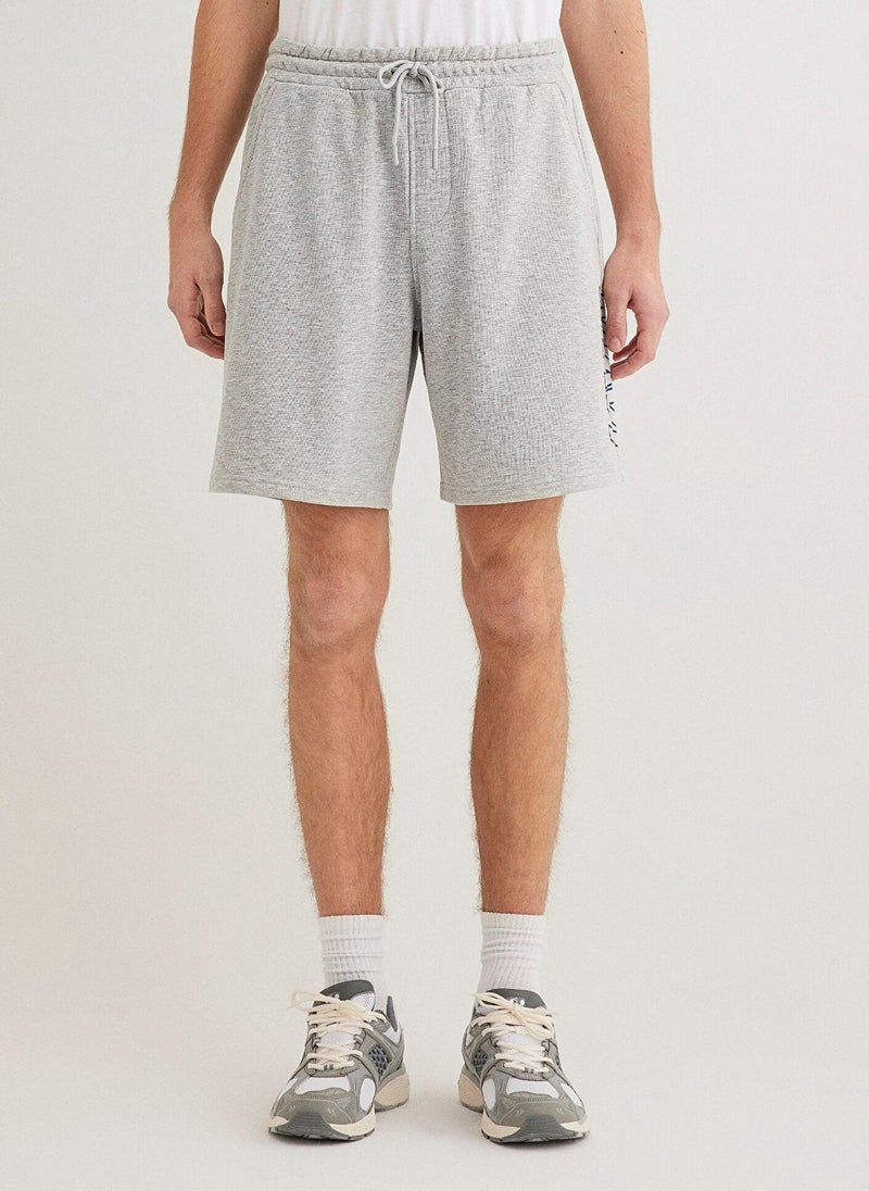 Mavi Printed Grey Shorts - Image 4
