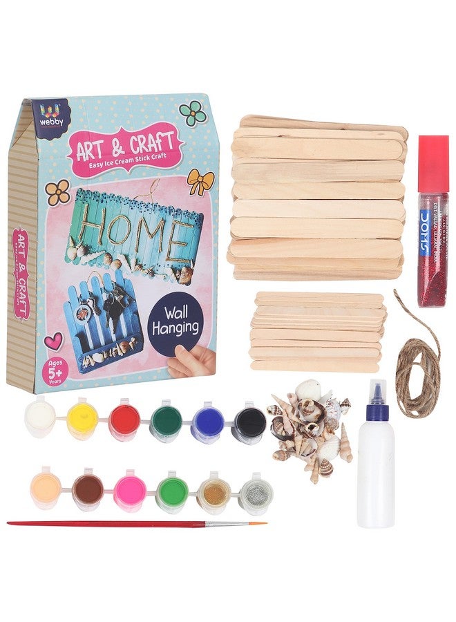 Webby DIY Art and Craft Wall Hanging Build and Paint Activity Kit, Birthday Return Gift for Kids, Boys & Girls Toy, Multicolor - Image 1