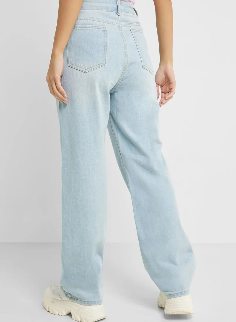 Ginger High Waist Wide Leg Jeans