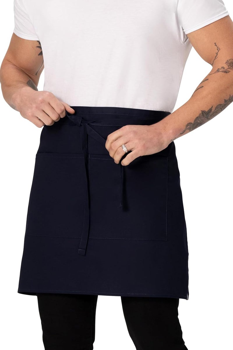 Chef Works Unisex Half Bistro Server Apron - Image 1