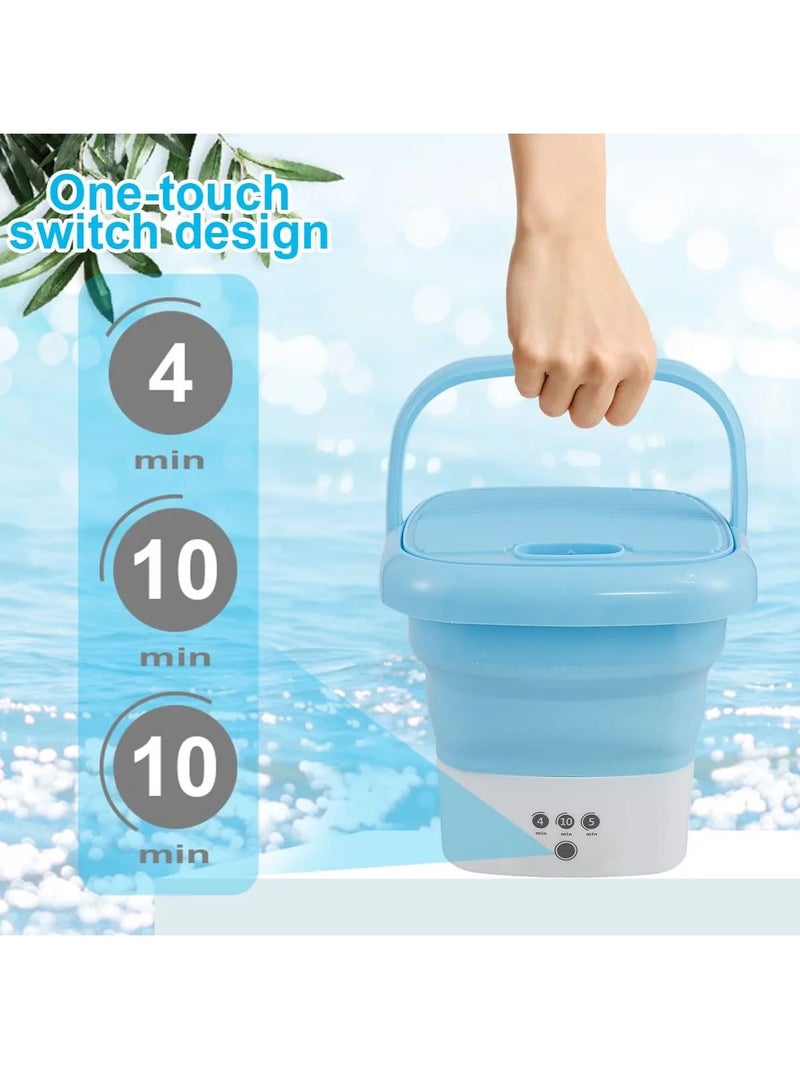 DubaiGallery Folding Portable Washing Machine, Mini Semi-Automatic Washing Machine, Underwear, Socks Washing Machine, Energy Saving And Environmental Protection Small Washing Machine - Image 3