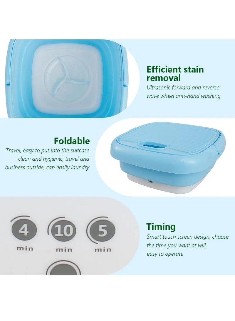 DubaiGallery Folding Portable Washing Machine, Mini Semi-Automatic Washing Machine, Underwear, Socks Washing Machine, Energy Saving And Environmental Protection Small Washing Machine - Image 2