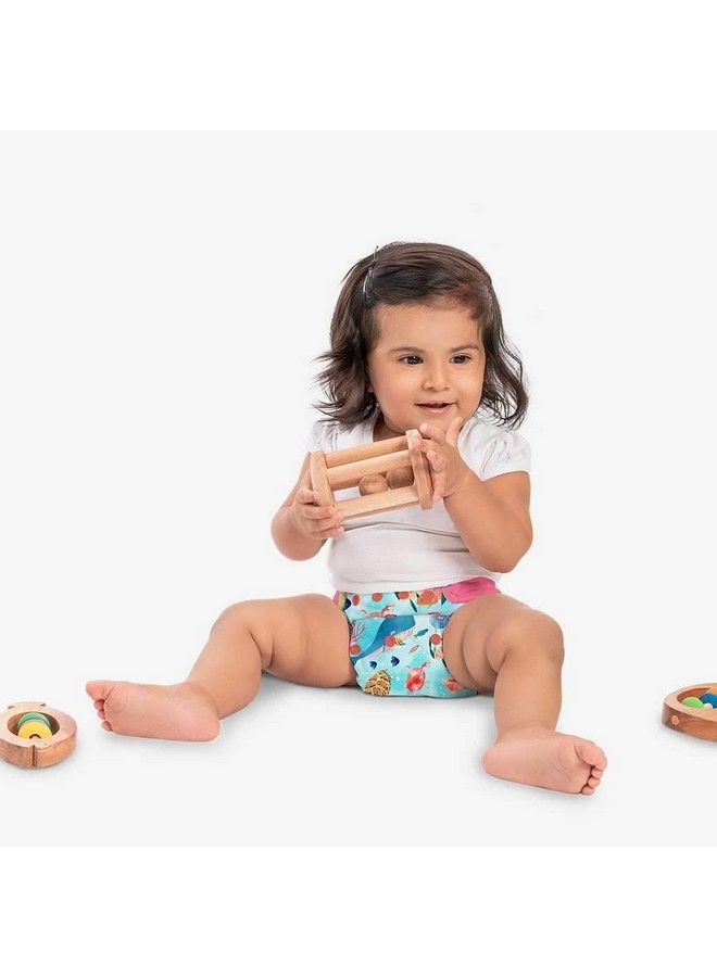 Superbottoms New Uno Freesize Cloth Diaper ; Cloth Diaper For Babies 3M To 3Y ; Washable & Reusable Cloth Diaper ; Comes With Cloth Diaper Insert ; 1 Diaper And 1 Organic Cotton Soaker - Image 3