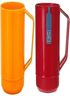 m-design M-Design 8696 Lifestyle Plastic Mug - Orange + M-Design 8694 Lifestyle Mug - Fuchsia 