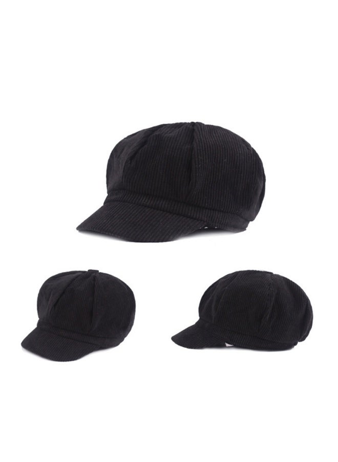 Women Girls Newsboy Cap Summer Beret Cap,Cabbie Painter Hat Vintage Visor Hat - Image 2