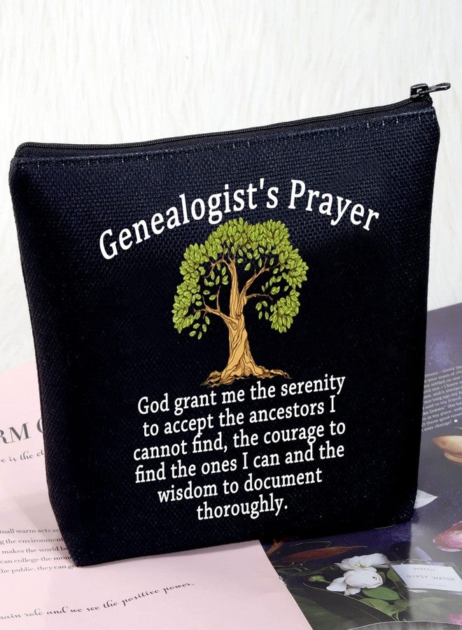 MEIKIUP Funny Genealogist Cosmetic Bag Family Researcher Gift Genealogist's Prayer for Historian Researcher Genealogy (Genealogist Bag) - Image 5