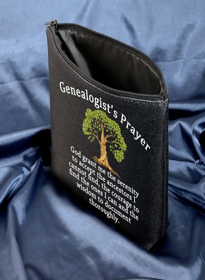 MEIKIUP Funny Genealogist Cosmetic Bag Family Researcher Gift Genealogist's Prayer for Historian Researcher Genealogy (Genealogist Bag) - Image 3