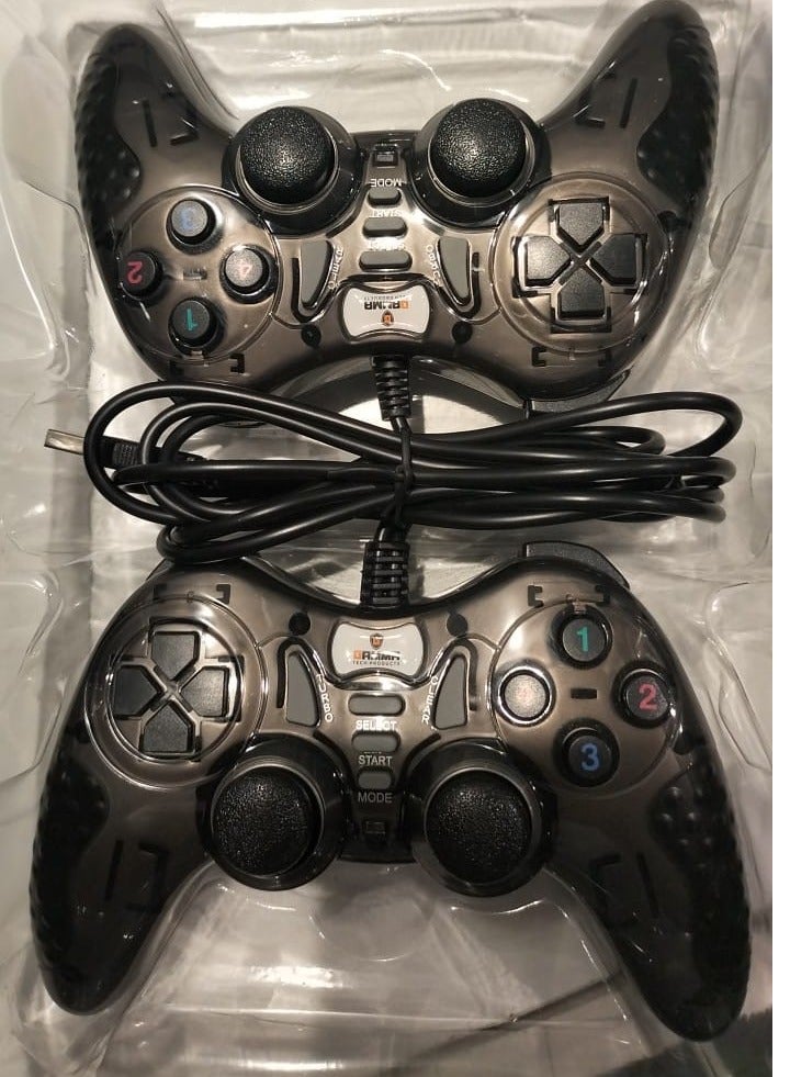 جاما يد تحكم سلكية توربو للألعاب GAMMA GT-606 | اهتزاز مزدوج | متوافقة مع الكمبيوتر وأجهزة الأندرويد (OTG) | تصميم مريح | خاصية التيربو - Image 1