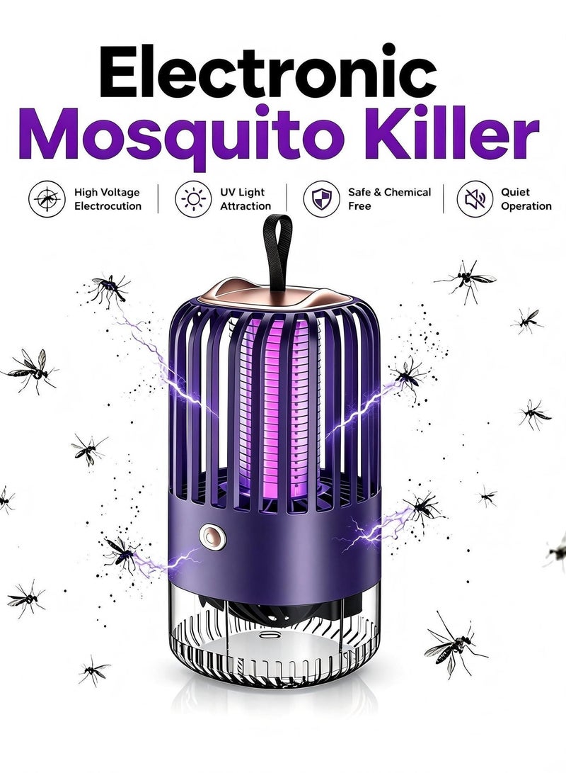 Sunhome Electric Mosquito Killer Lamp - 220V to 240V Indoor UV Bug Zapper Light Fly Insect Killer Machine for Home, Kitchen, Bedroom, Office, Outdoor - Chemical Free Pest Control Device - Image 1