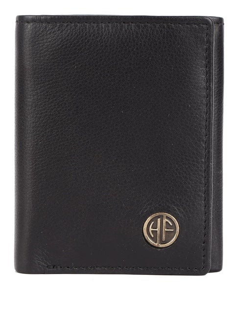 Wallets for Man - Trifold Genuine Leather Men Wallet with RFID Protection, 5 Card Slots, 2 ID Windows, Currency Slots, Snap Button Closure, Gift Box Included, Gift for Men