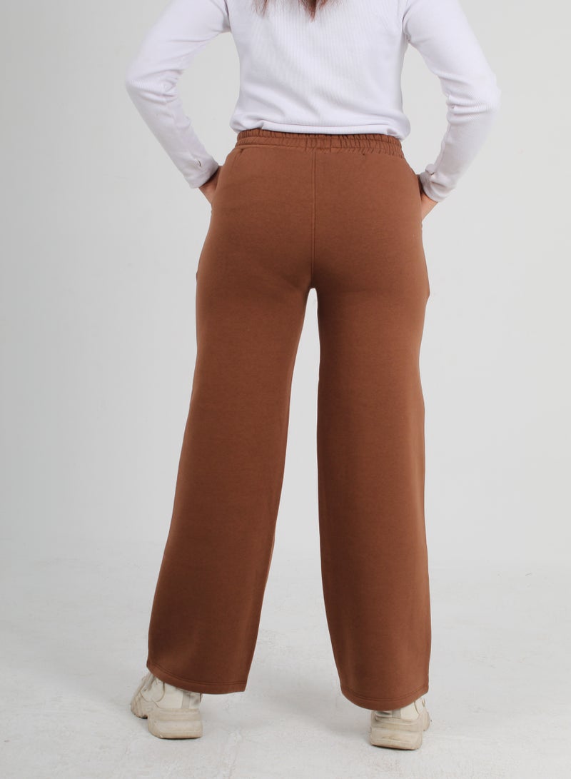 Women's brown wide-leg pants - Image 5
