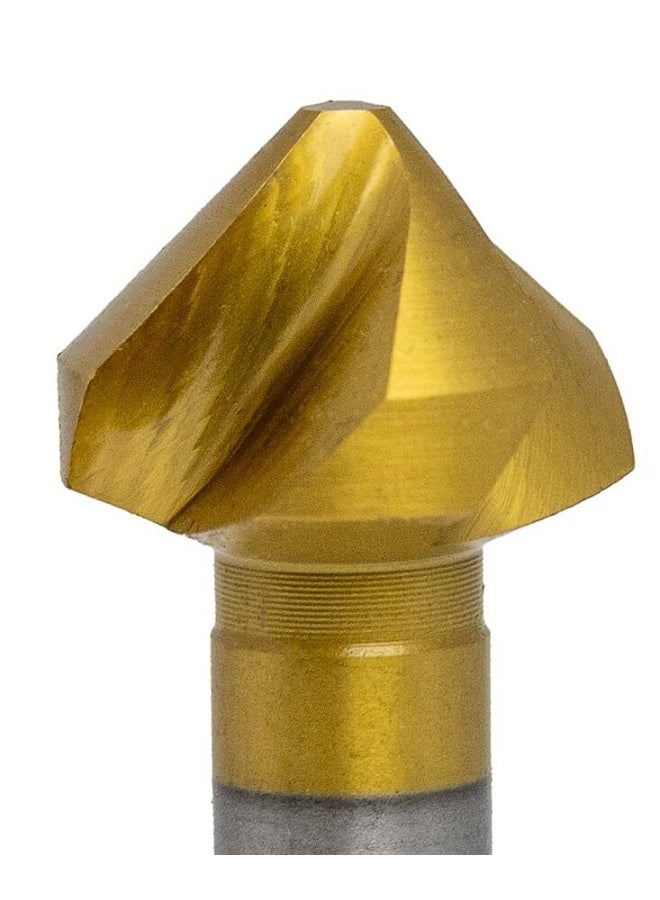 WSH-TOOLS Countersink HSSE-Co5 90° DIN 335C Spiral Flute TiN coated - Image 2
