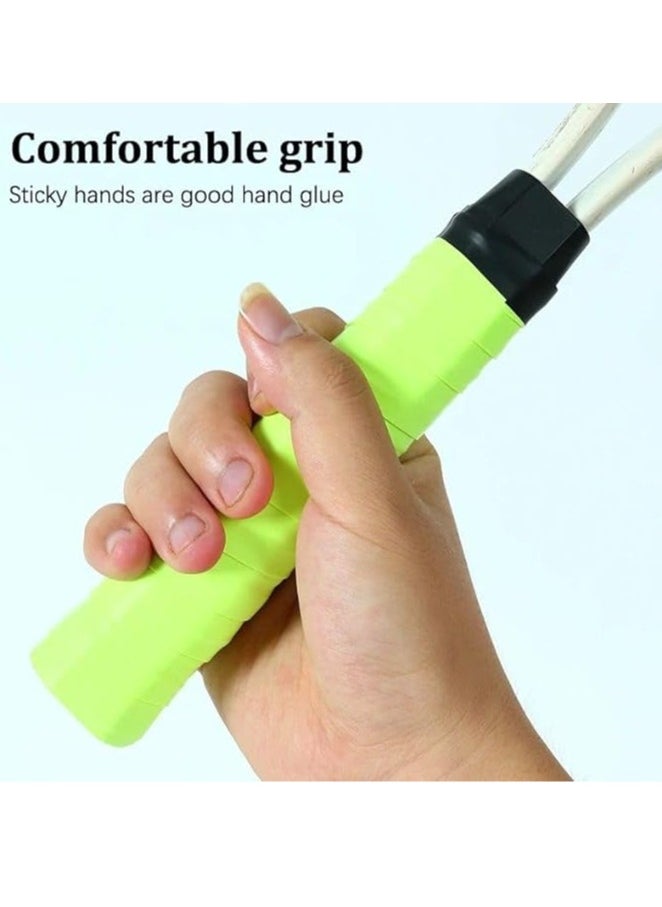 Refresh your racket strokes with SportQ New Anti-Slip Super Absorbent Racket Grip Set for Tennis and Badminton, PU, ​​Multi Color (Set of 6)