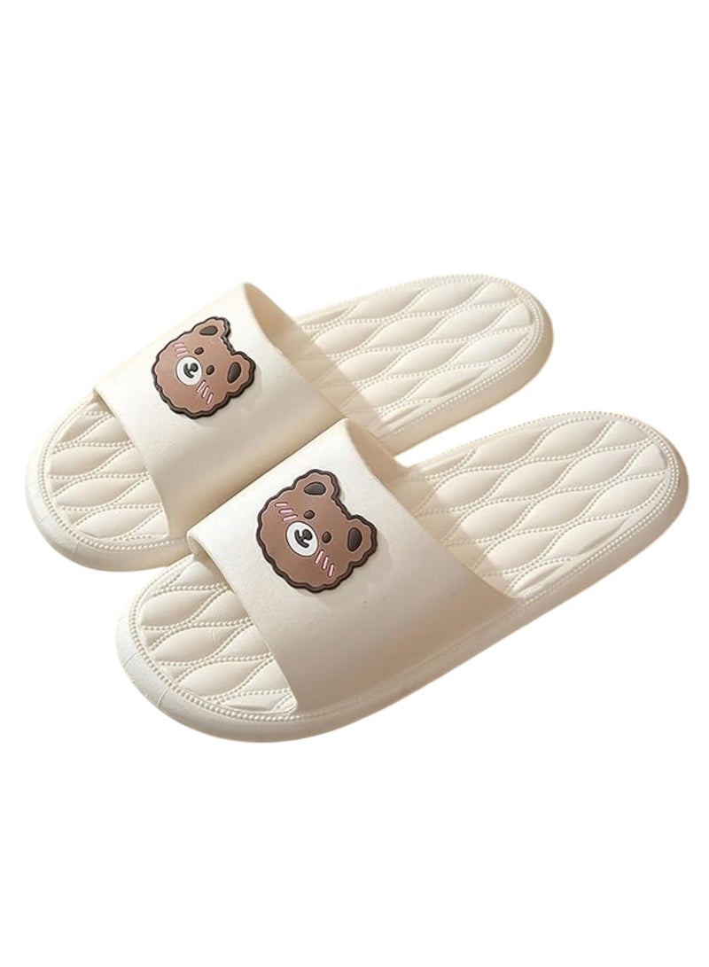 Cute Cartoon Bear Slippers Soft & Cozy EU Size 36-37  - Image 1