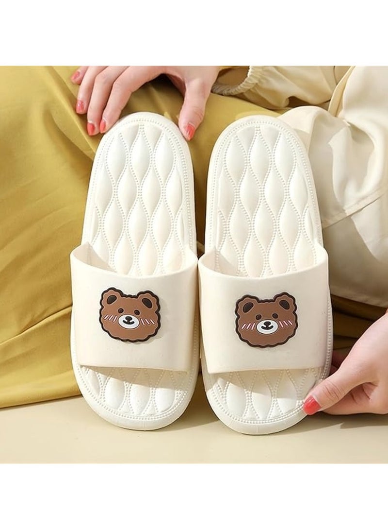 Cute Cartoon Bear Slippers Soft & Cozy EU Size 36-37  - Image 3