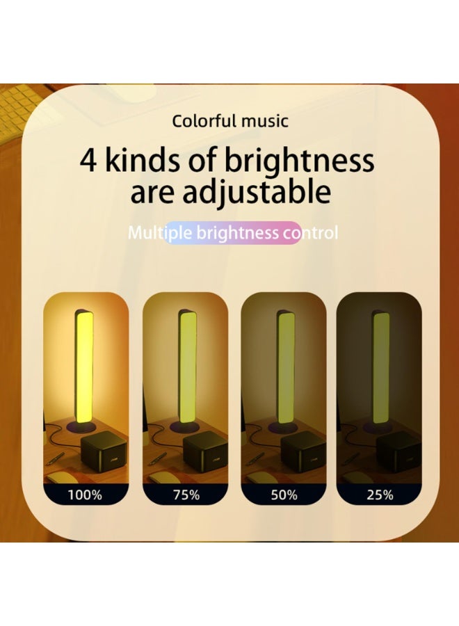 Smart RGB LED Light Bars for Gaming Desk & PC Monitor - 10 Inches Stereoscopic/Horizontal Placement, 16 Million Colors with Music Sync, Remote Control, 15 Modes, USB Powered TV Backlights - Image 5