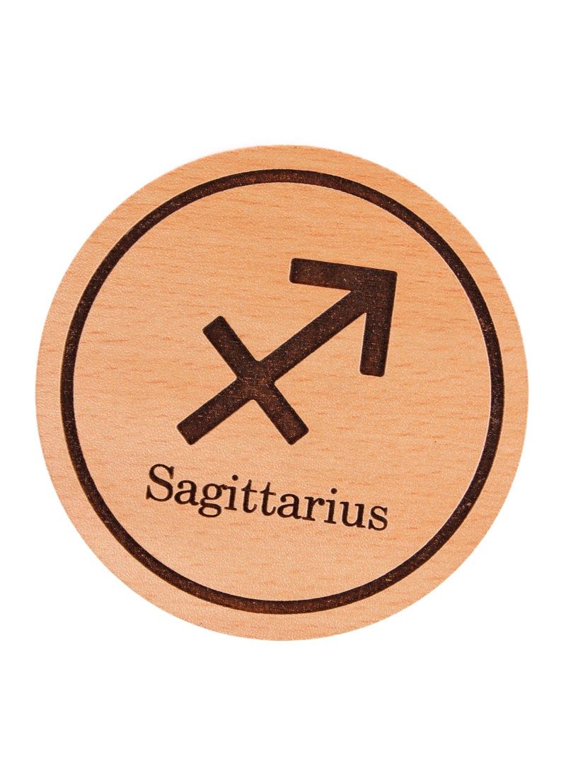 Laser Crafts Laser Crafts Sagittarius Coaster Wood 