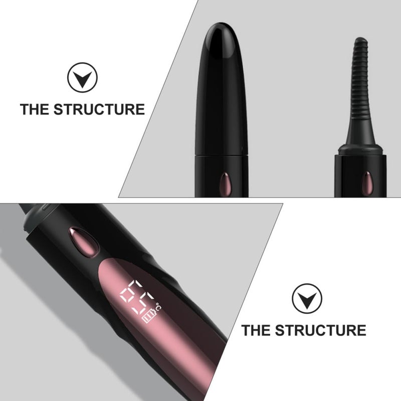 VICASKY Electric Heating Eyelash Curler for Women Quick Heating Lash Curler with Anti-Burn Design for Natural Curling and Safe Makeup Use - Image 2