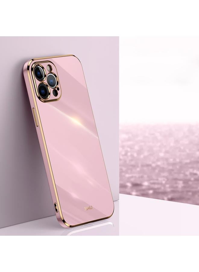 Case For iPhone 12 Pro Max Straight Edge 6D Electroplate TPU Phone Case