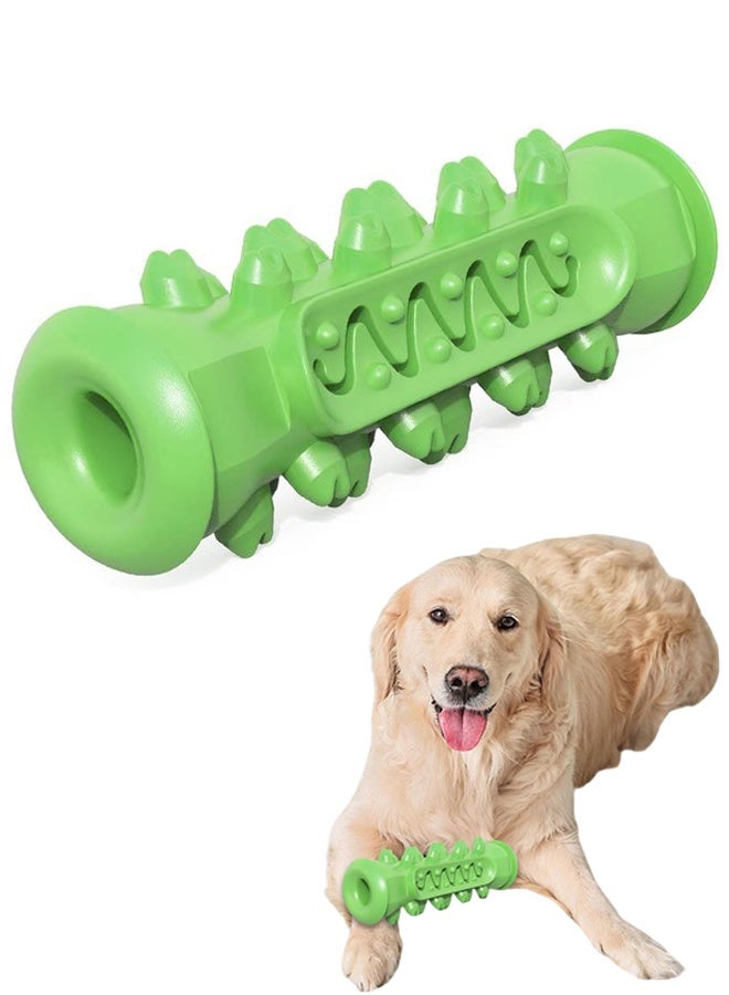 ألعاب مضغ للكلاب التي تمضغ بقوة، عصا تنظيف فرشاة أسنان الكلاب، لعبة مضغ لتسنين الجراء للحيوانات الأليفة الصغيرة والمتوسطة (أخضر) - Image 1