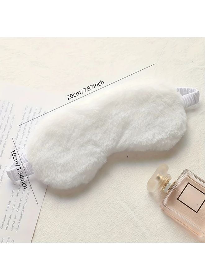 5 قطع قناع عين نوم من البلسة الأرجواني، ناعم ومريح، من أساسيات السفر مقاس 7.87 × 3.94 بوصة - Image 5